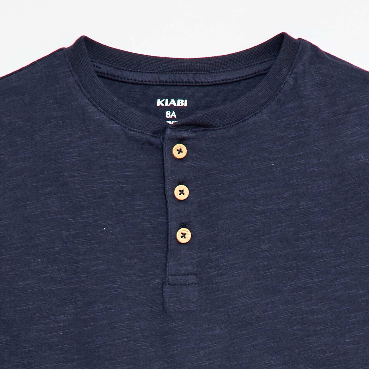 Tunisian Collar T-Shirt BLUE