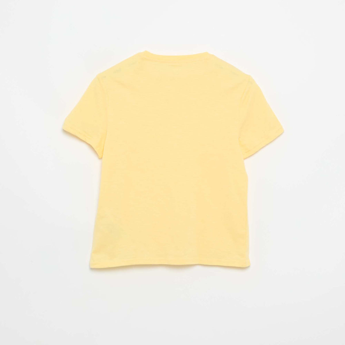 Henley Collar T-shirt YELLOW
