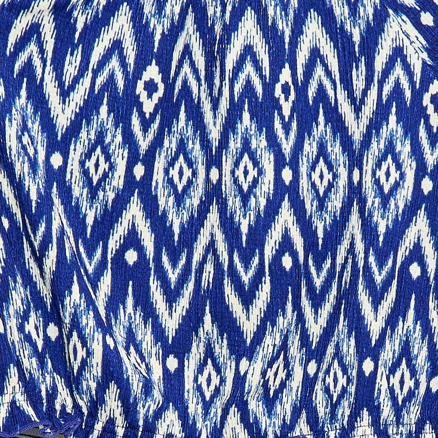 Stretch knit T-shirt BLUE