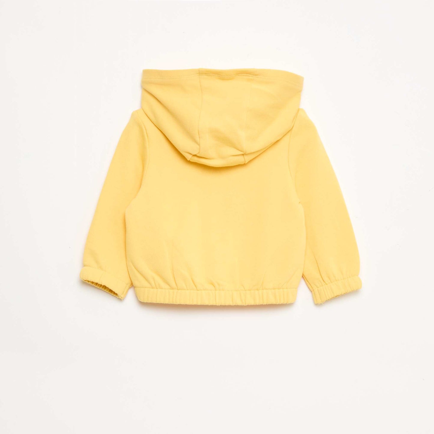 French Terry Zip-Up Sweatshirt YELLOW
