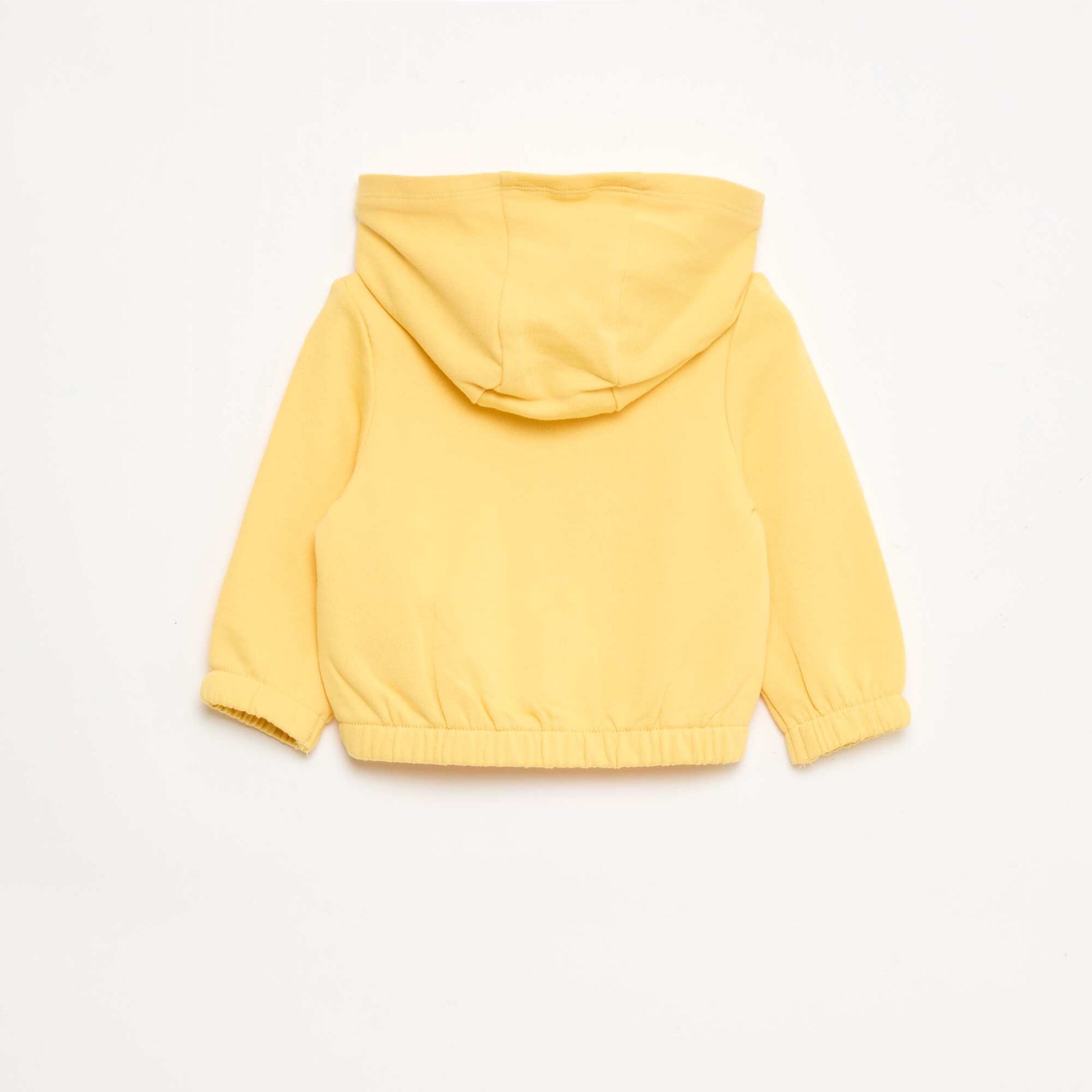 French Terry Zip-Up Sweatshirt YELLOW