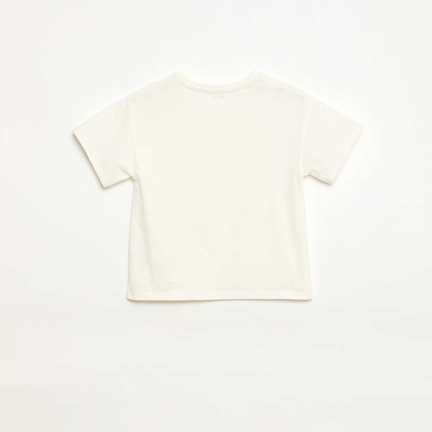 Macramé flower T-shirt WHITE