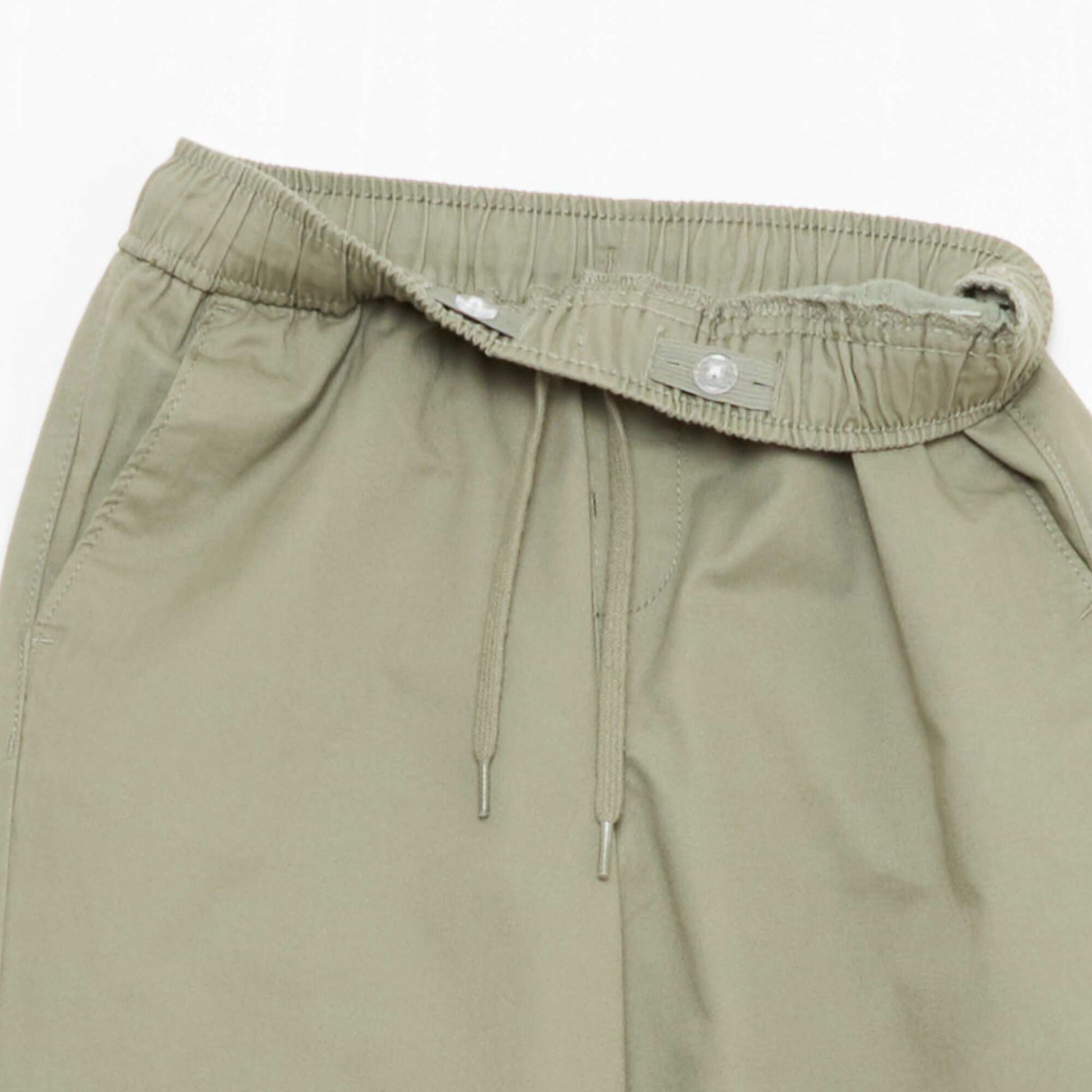 Plain Joggers with Cuffed Hems GREEN