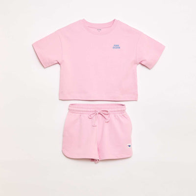 T-shirt + Shorts Set - 2 pieces PINK