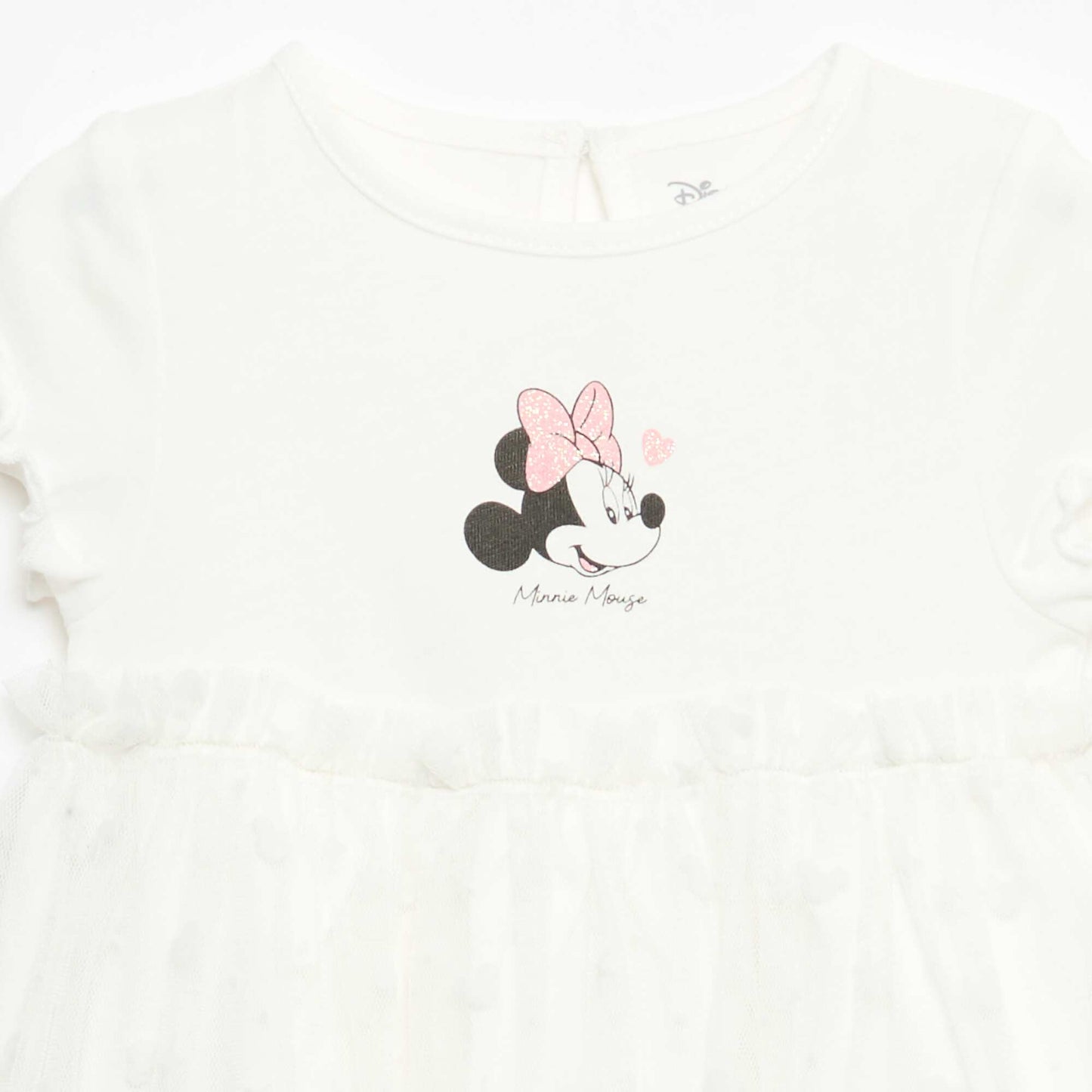 Disney 'Minnie' Tulle Cotton Dress WHITE
