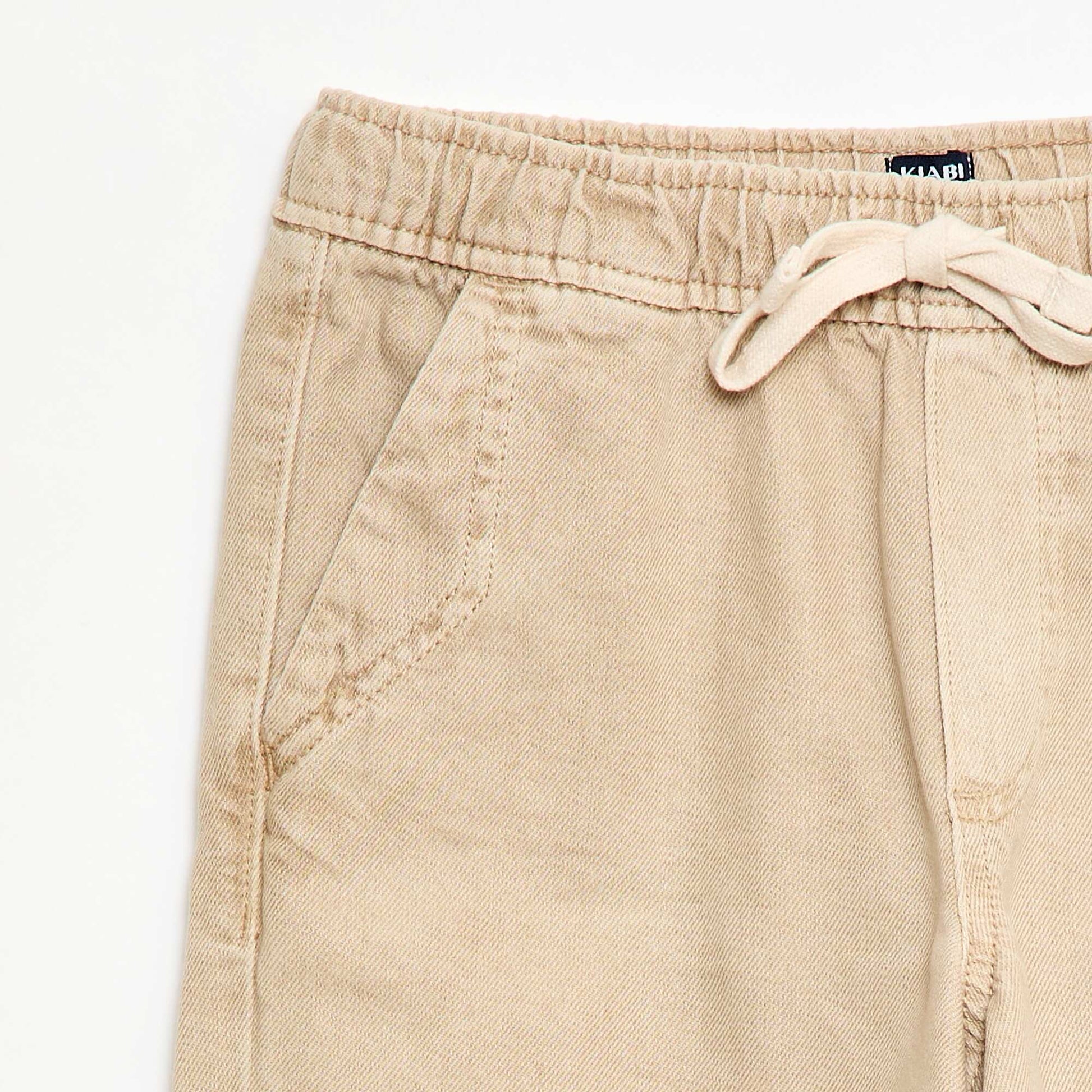 Twill Bermuda Shorts BEIGE
