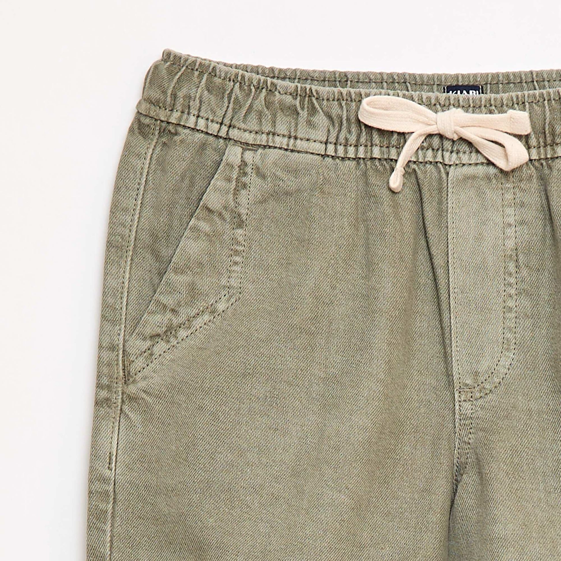 Twill Bermuda Shorts GREEN