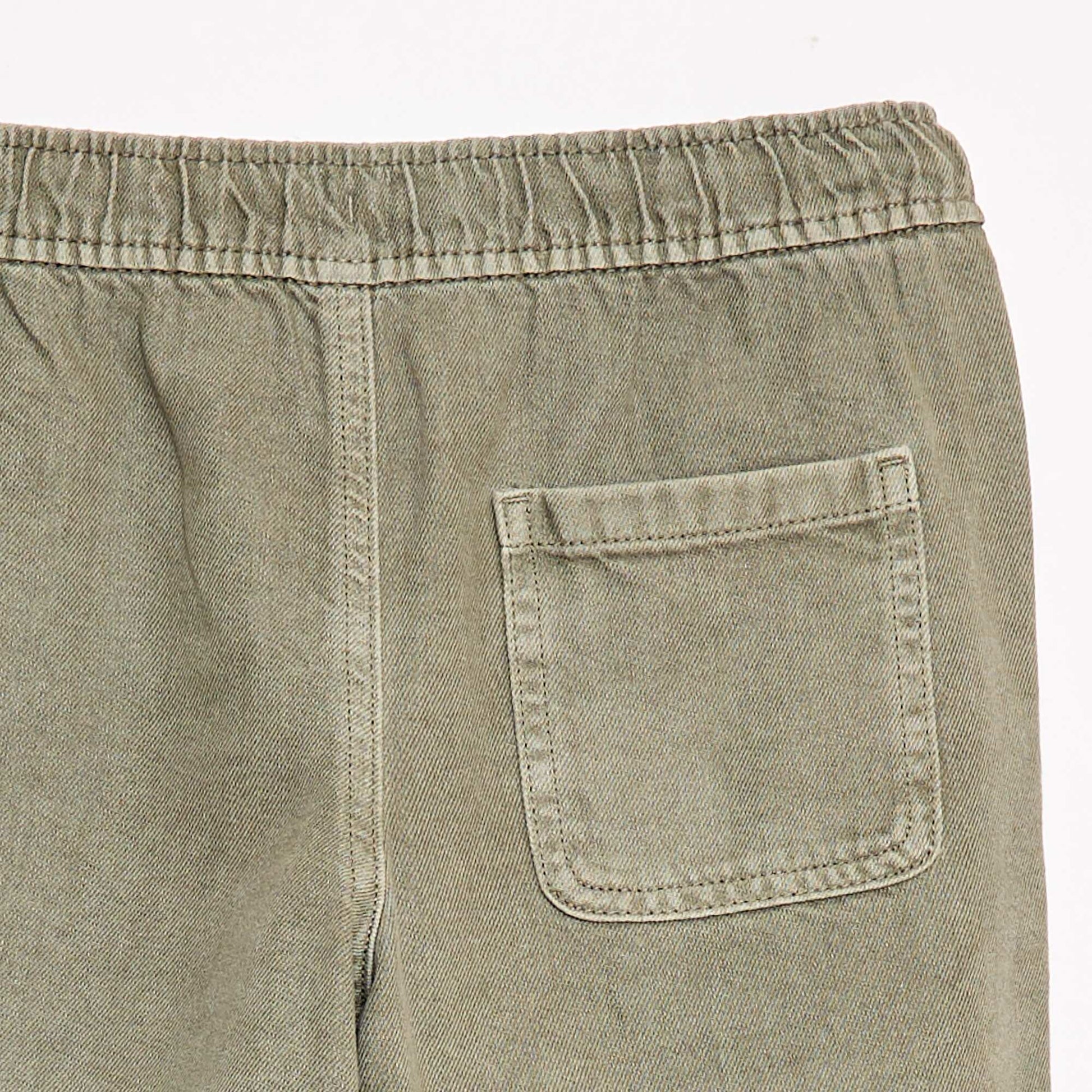 Twill Bermuda Shorts GREEN