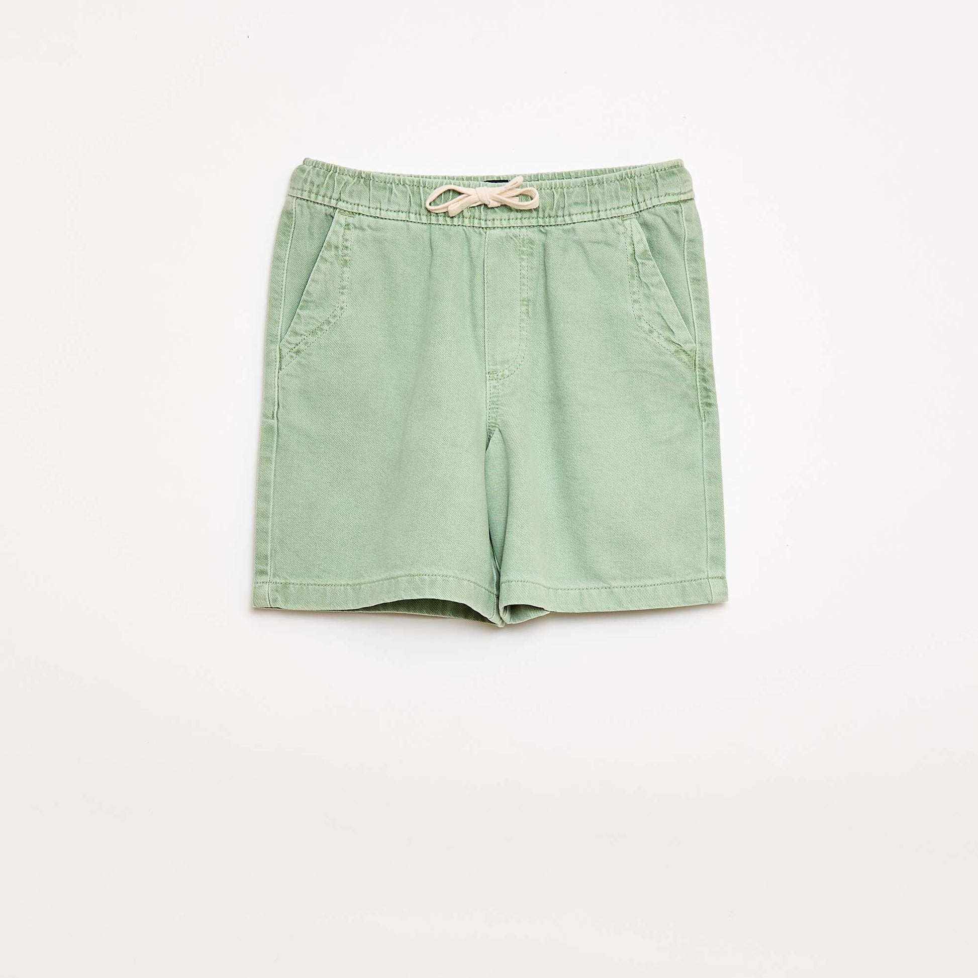 Twill Bermuda Shorts GREEN