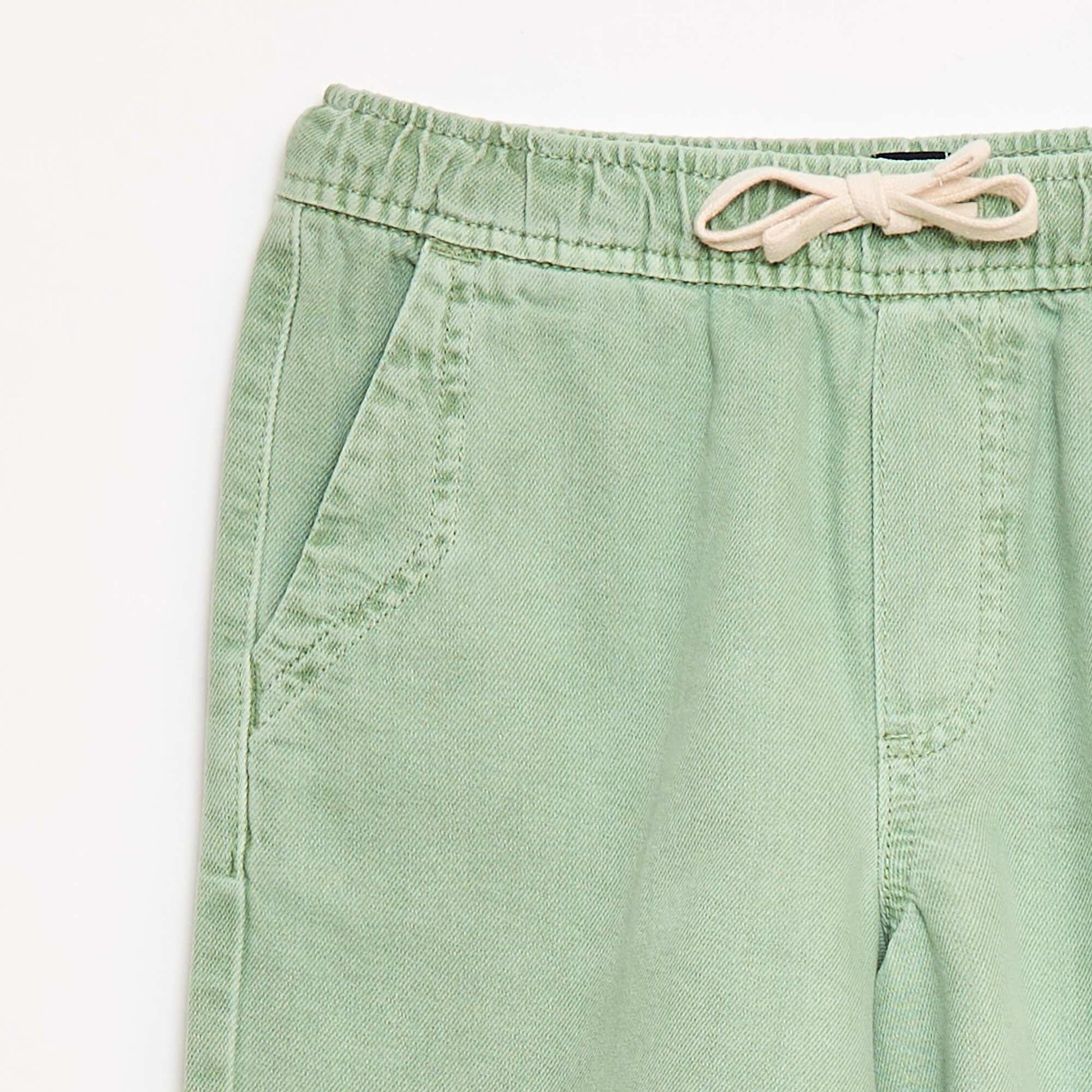 Twill Bermuda Shorts GREEN