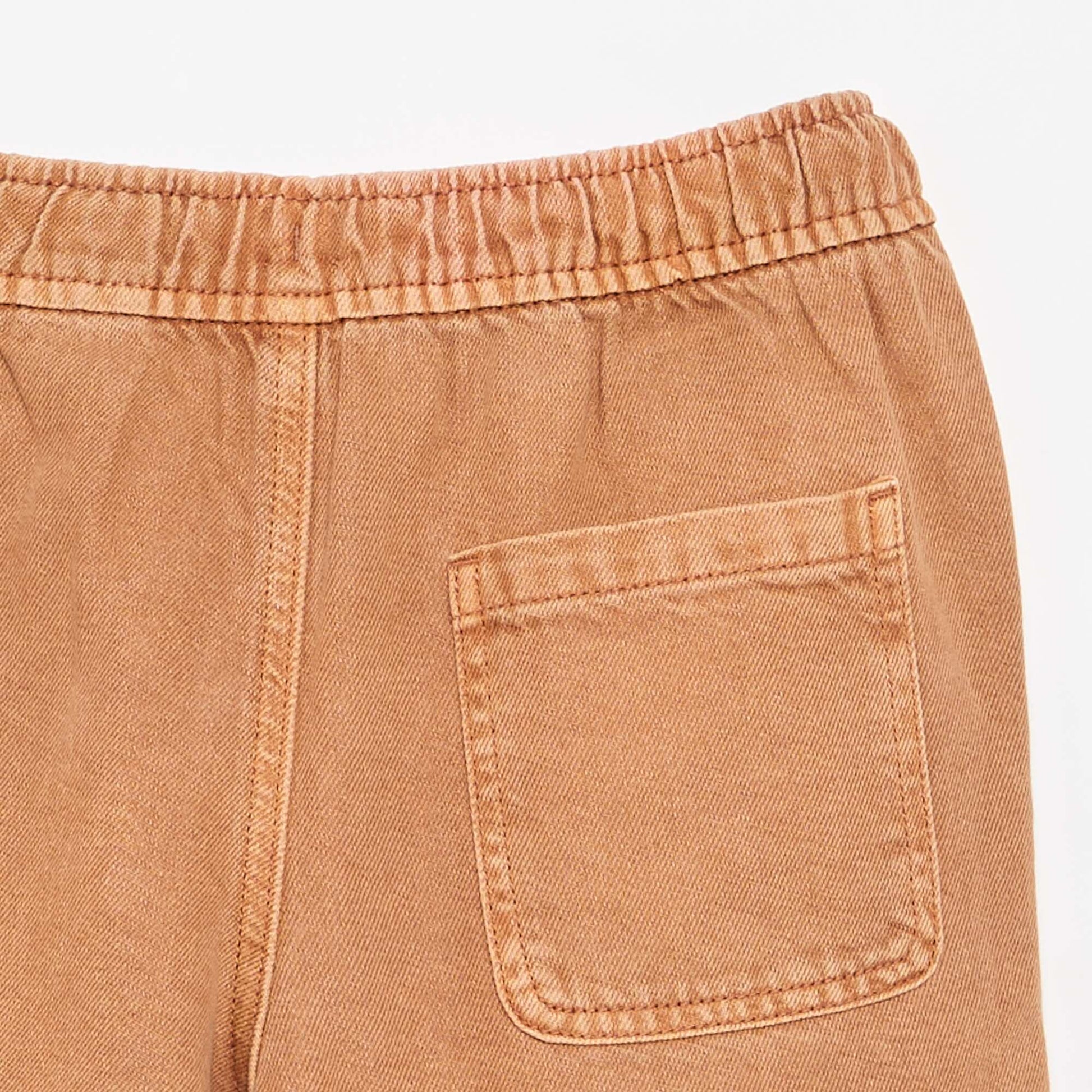 Twill Bermuda Shorts BROWN