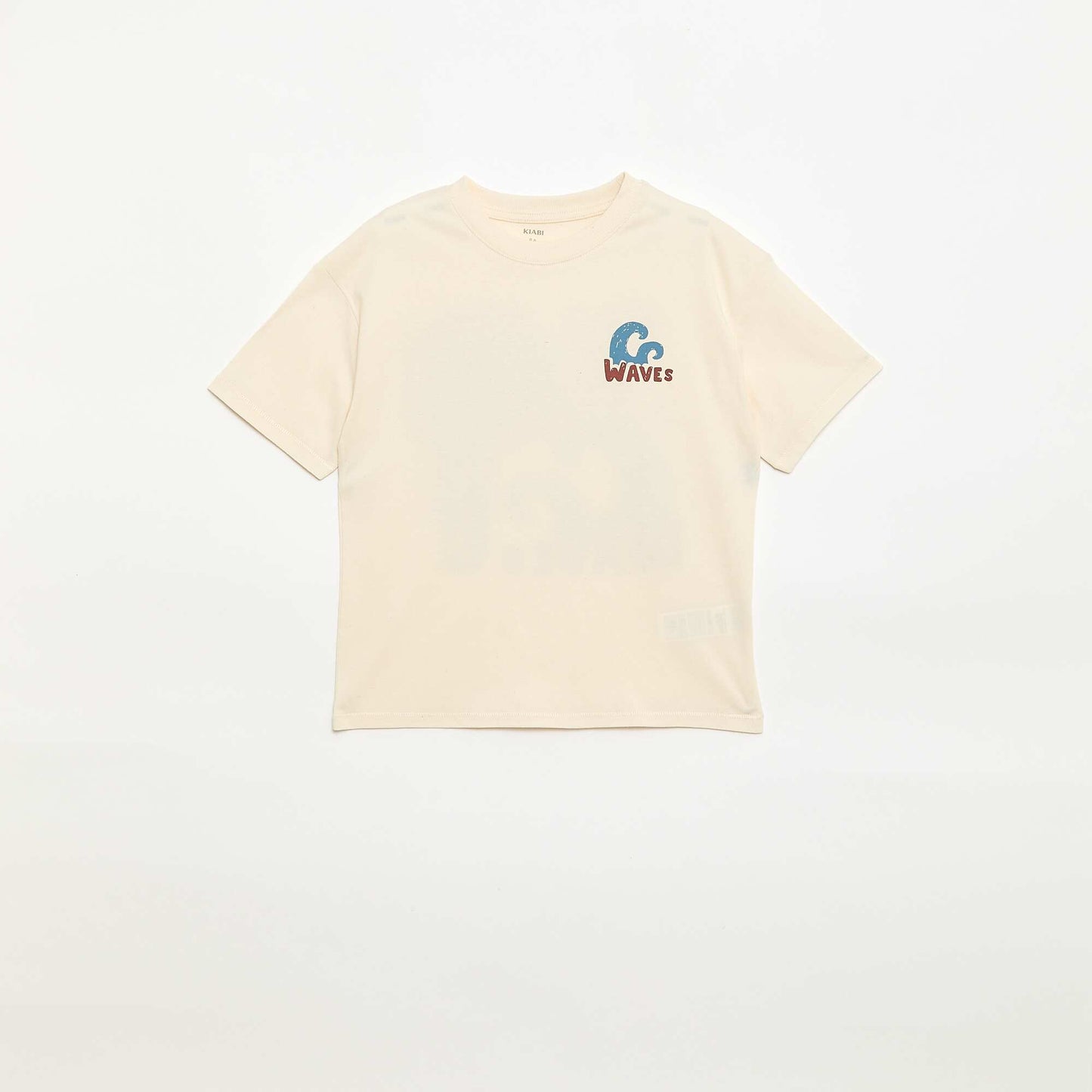 Oversized printed T-shirt ECRU