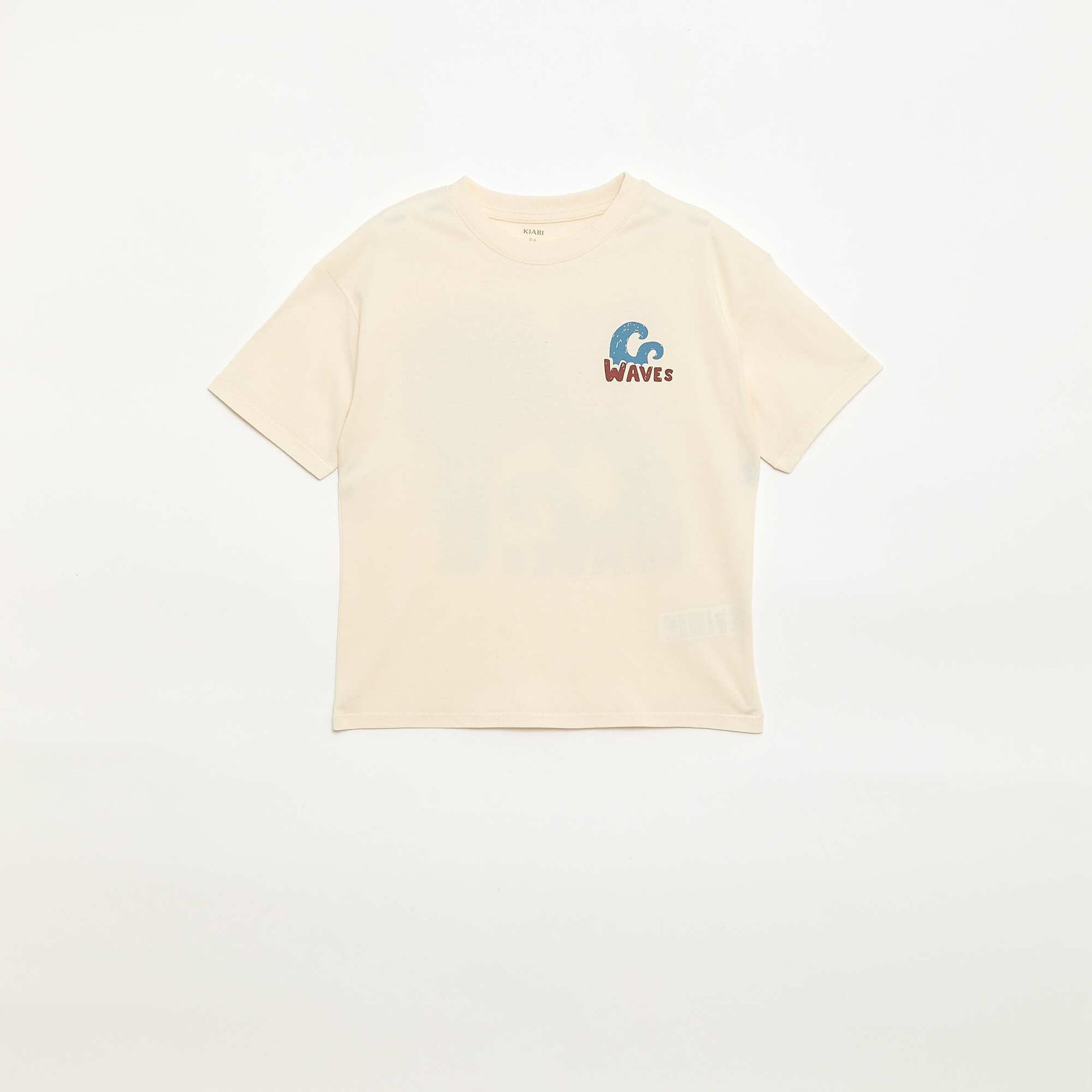Oversized printed T-shirt ECRU