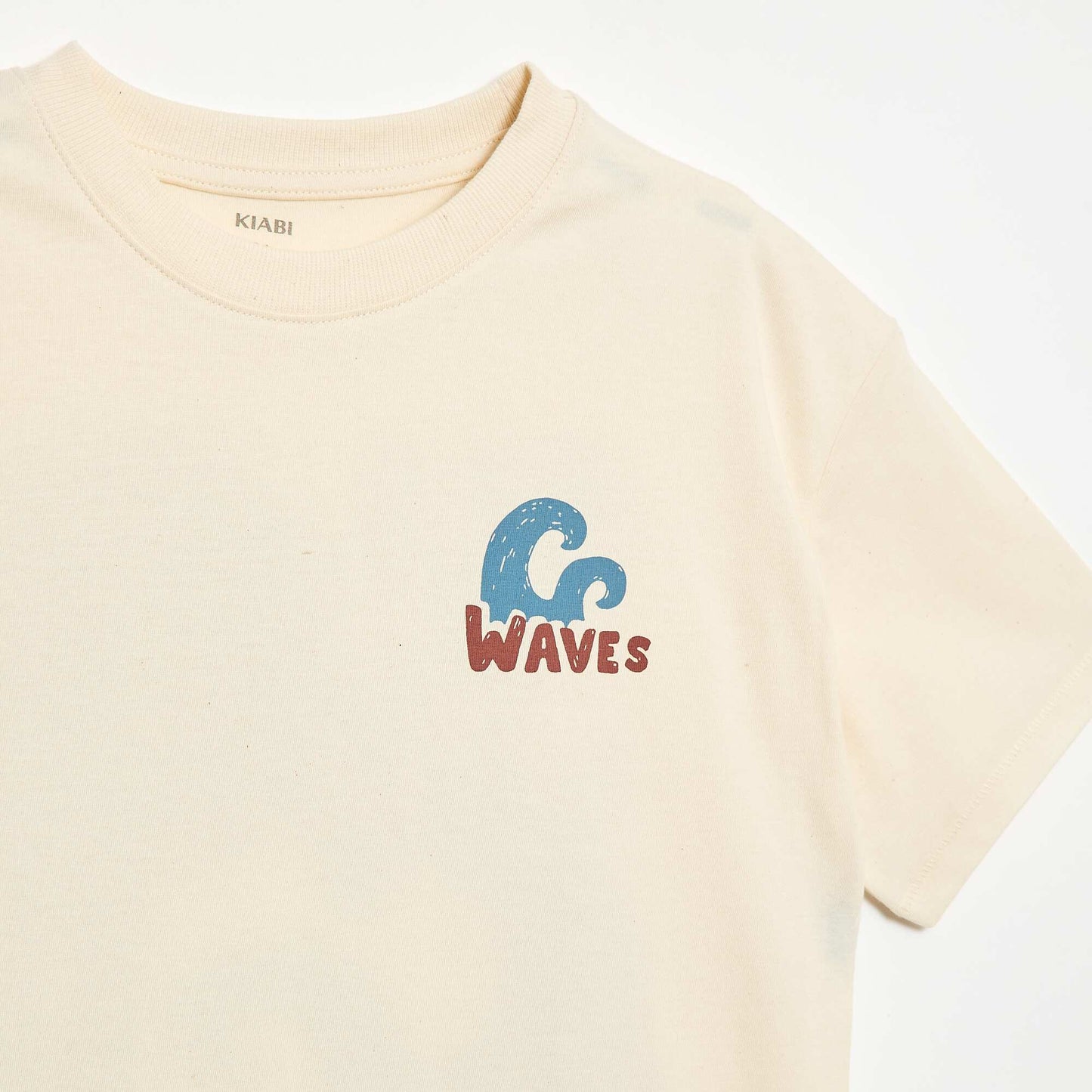Oversized printed T-shirt ECRU
