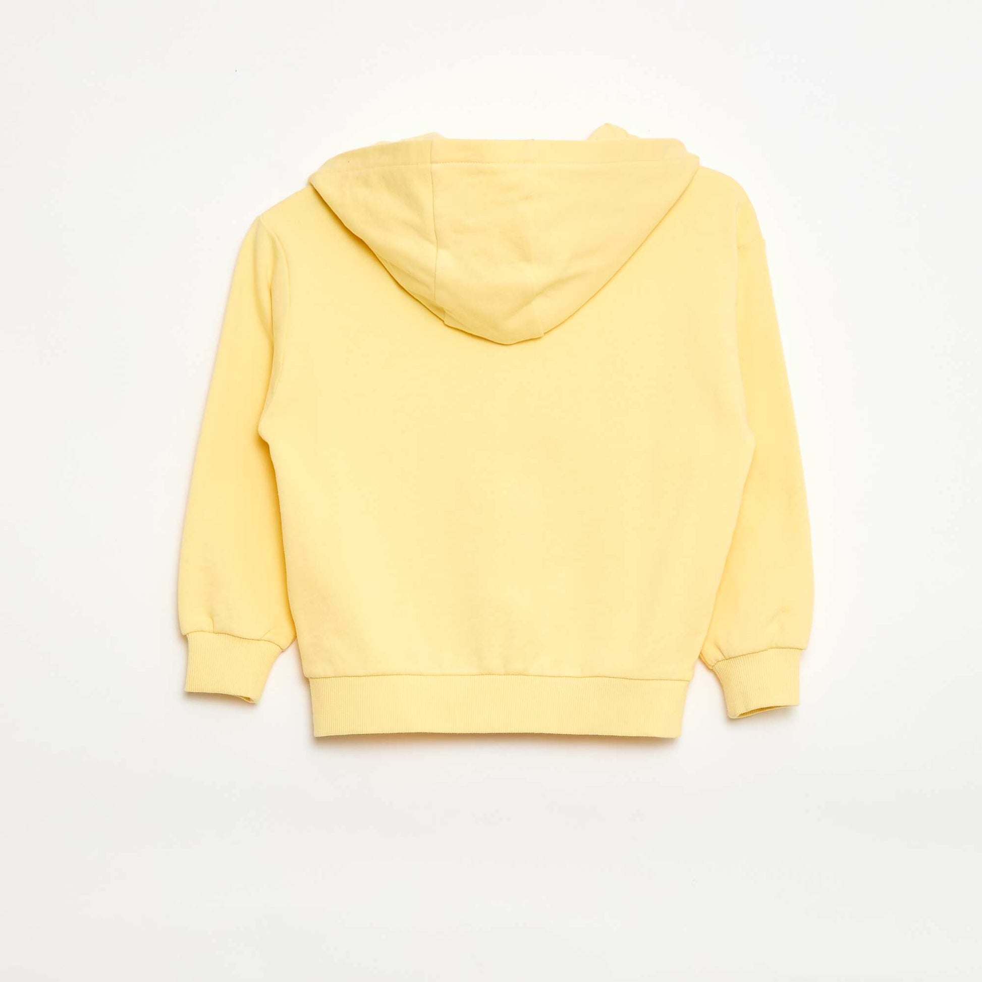 Embroidered Loose Fit Hoodie YELLOW