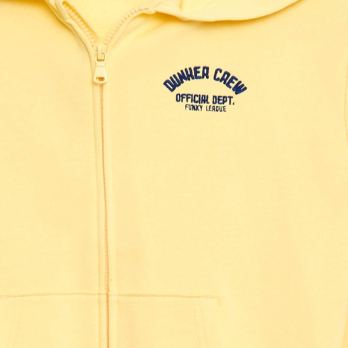Embroidered Loose Fit Hoodie YELLOW