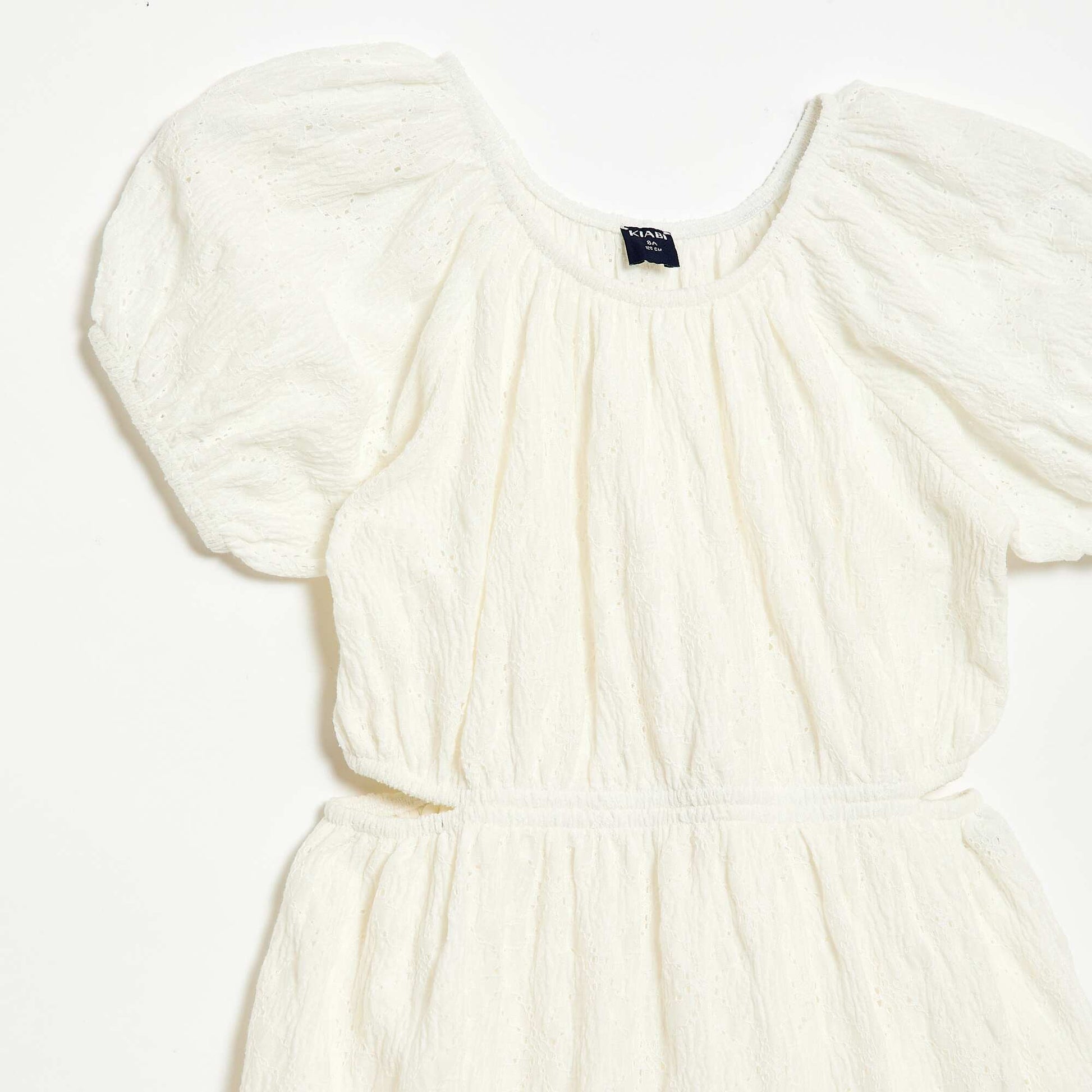 Broderie Anglaise Dress WHITE