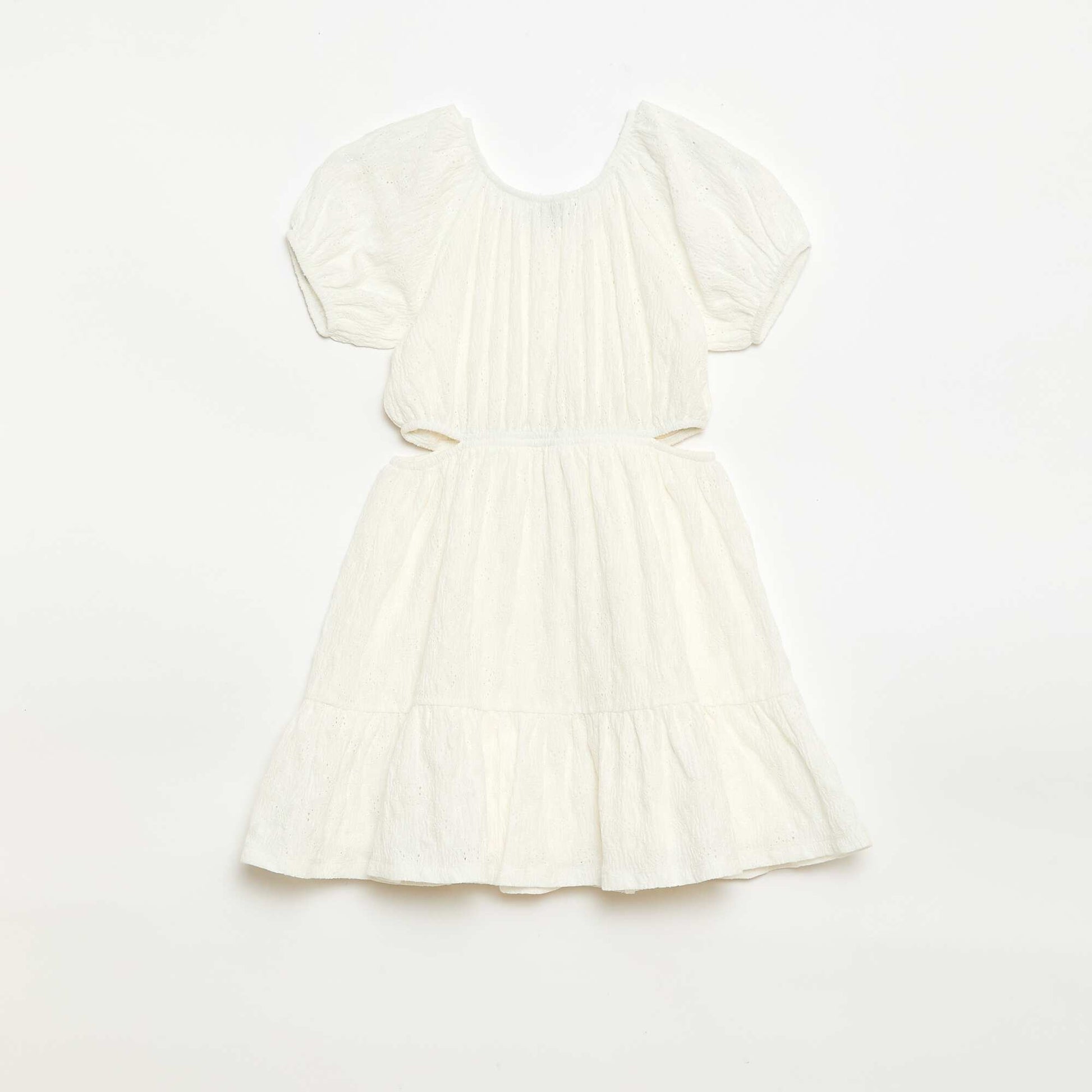 Broderie Anglaise Dress WHITE