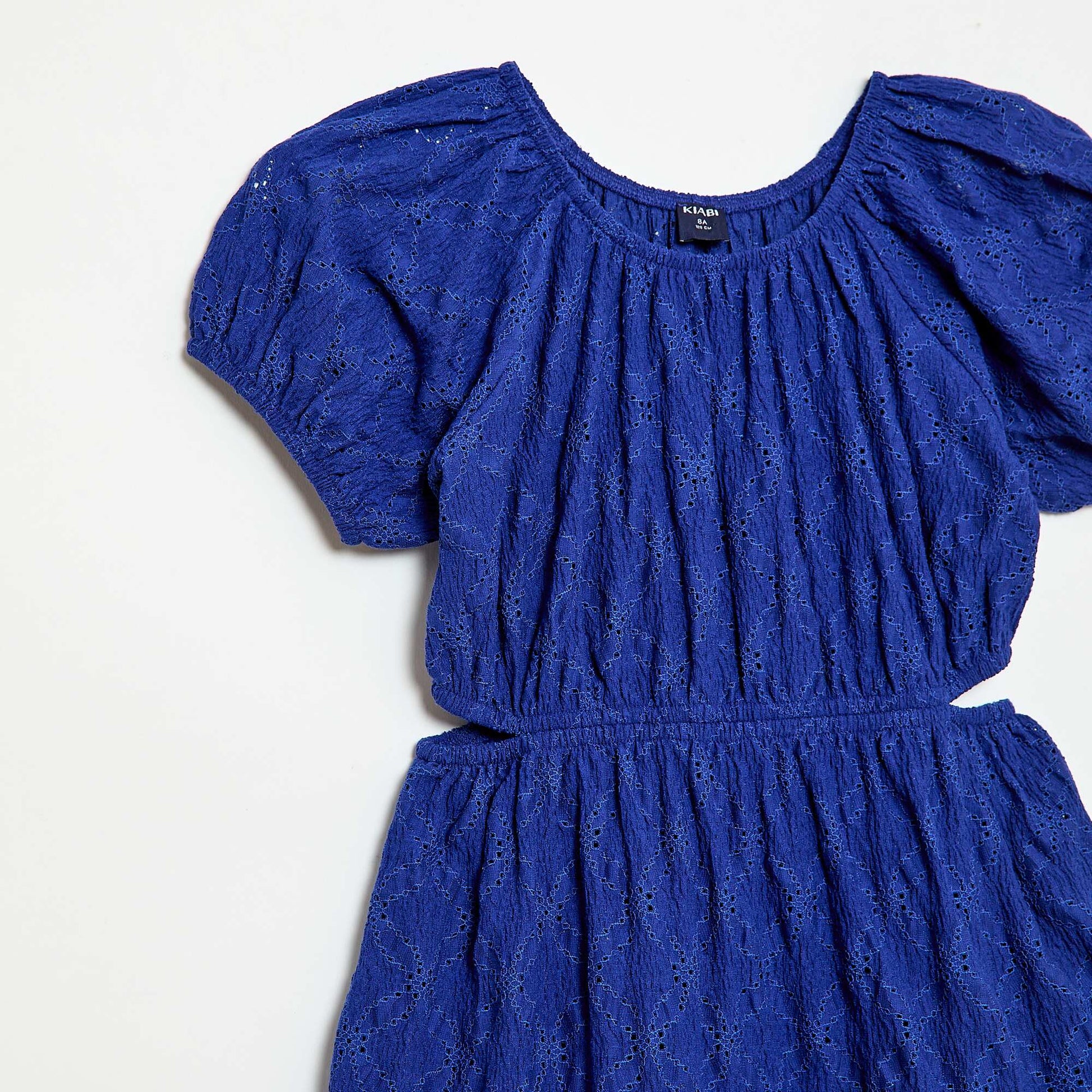 Broderie Anglaise Dress BLUE