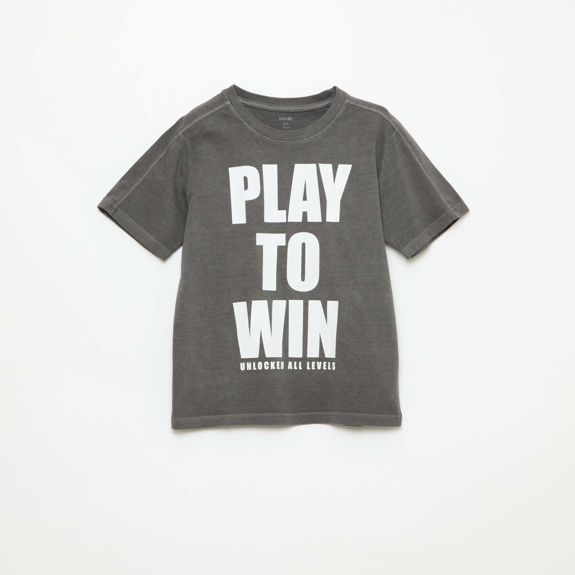 Basketball-Inspired T-Shirt GREY