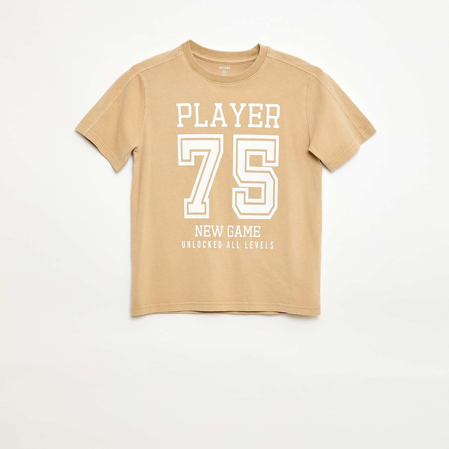 Basketball-Inspired T-Shirt BEIGE
