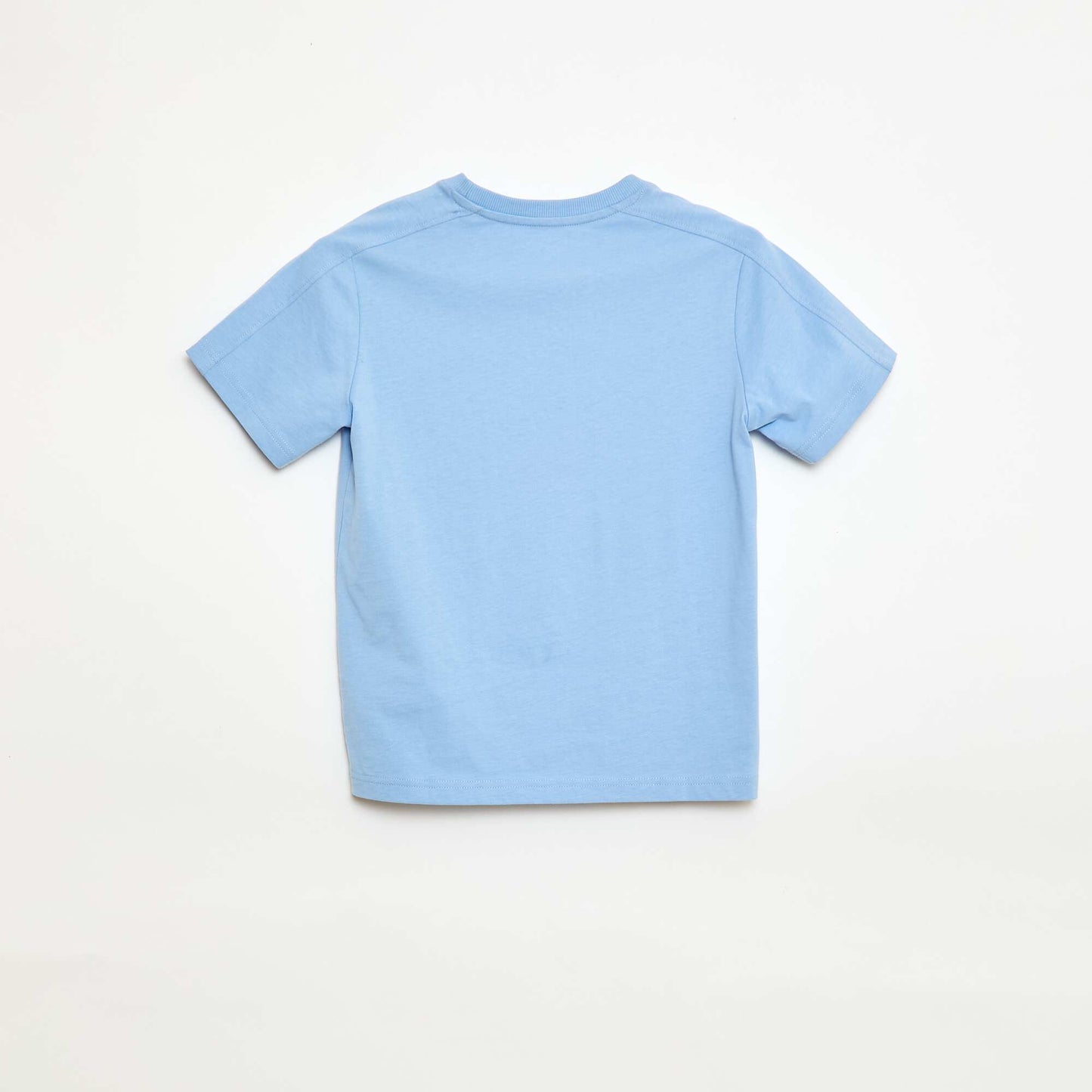 Message Print T-shirt BLUE
