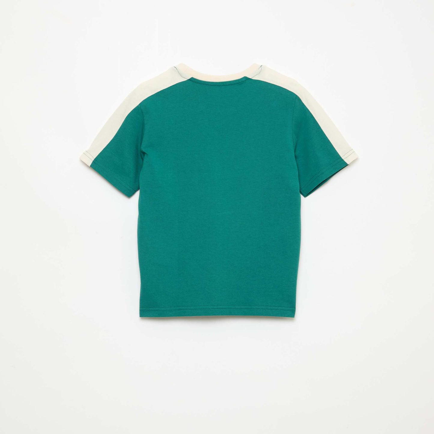 Message Print T-shirt GREEN