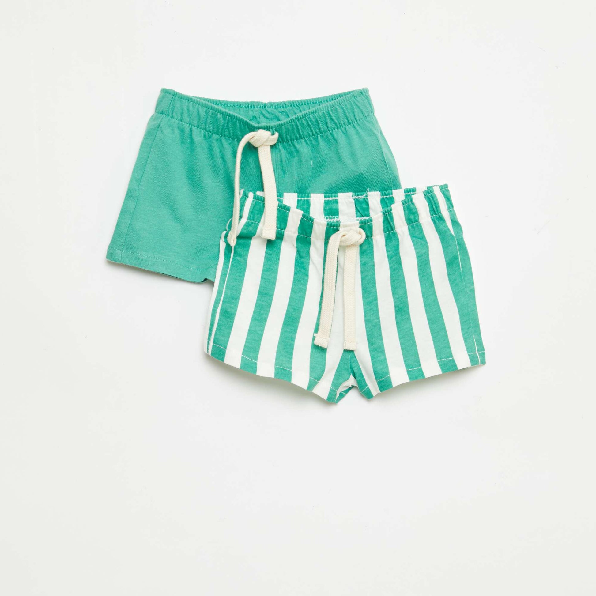 2-Pack Jersey Shorts GREEN