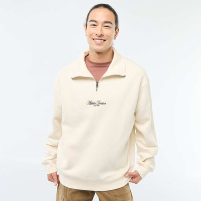 Fleece Trucker Sweatshirt BEIGE