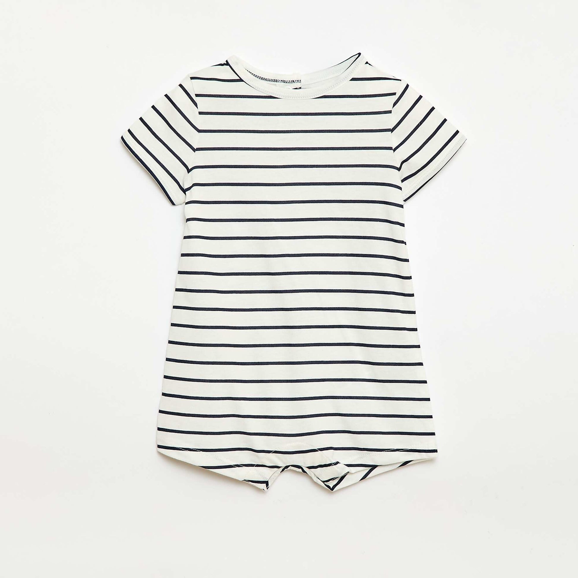 2-Pack of Short Jersey Rompers BLUE