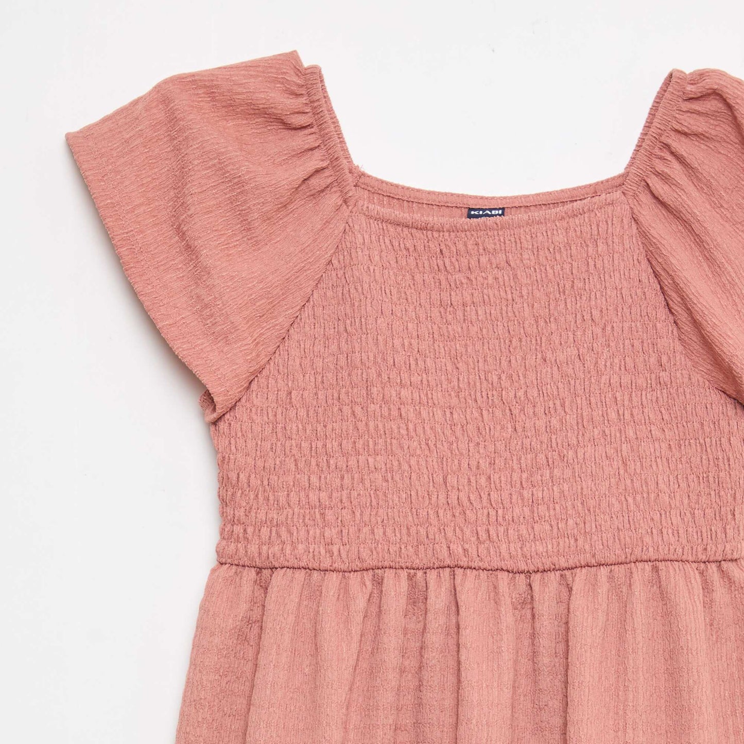 Textured knit dress PINK