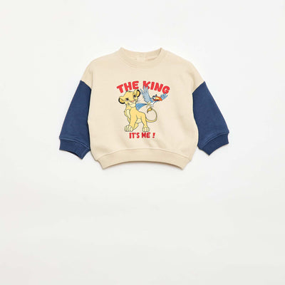 Two-tone 'Disney' Sweatshirt BLUE