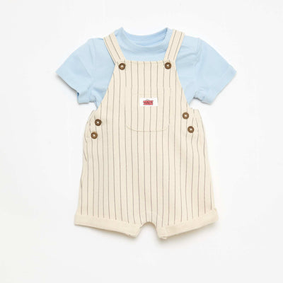Disney 'Mickey' T-shirt + Dungarees Set - 2 pieces BLUE