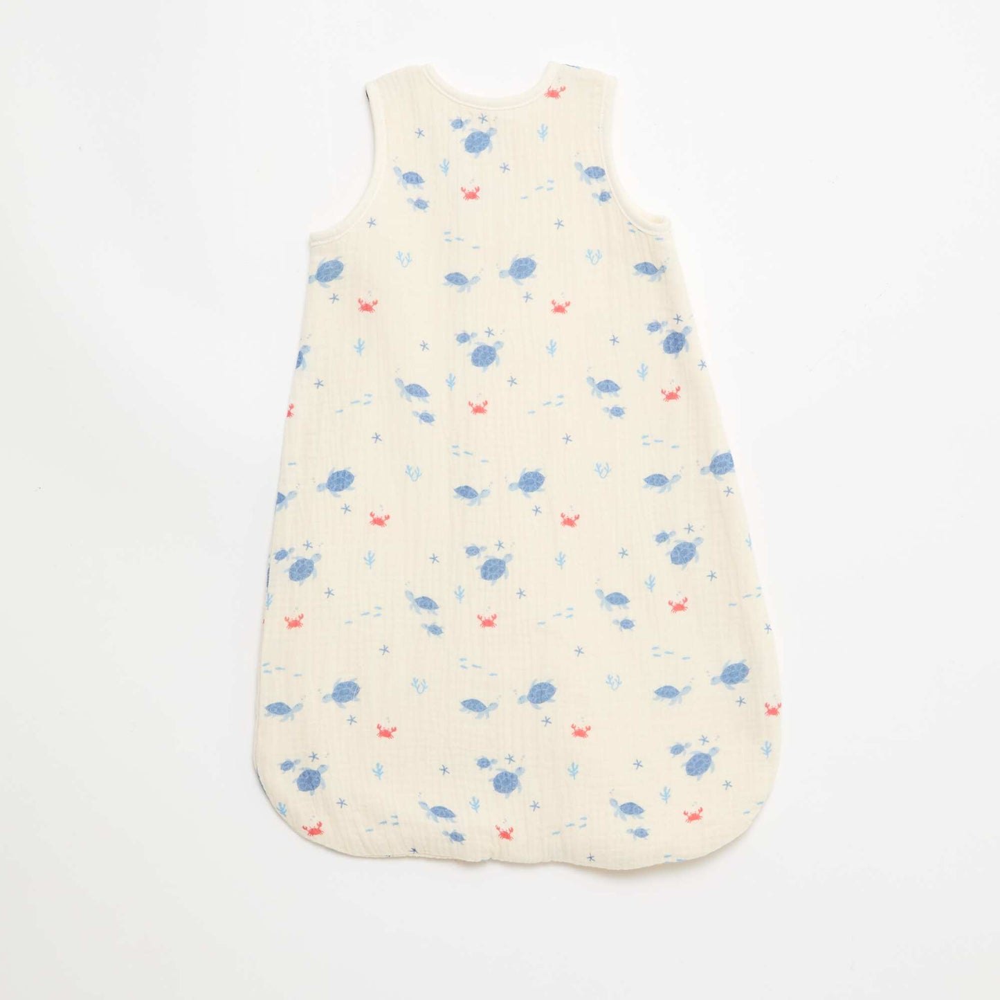 Sleeveless Animated Cotton Gauze Sleep Sack TOG 1 BEIGE