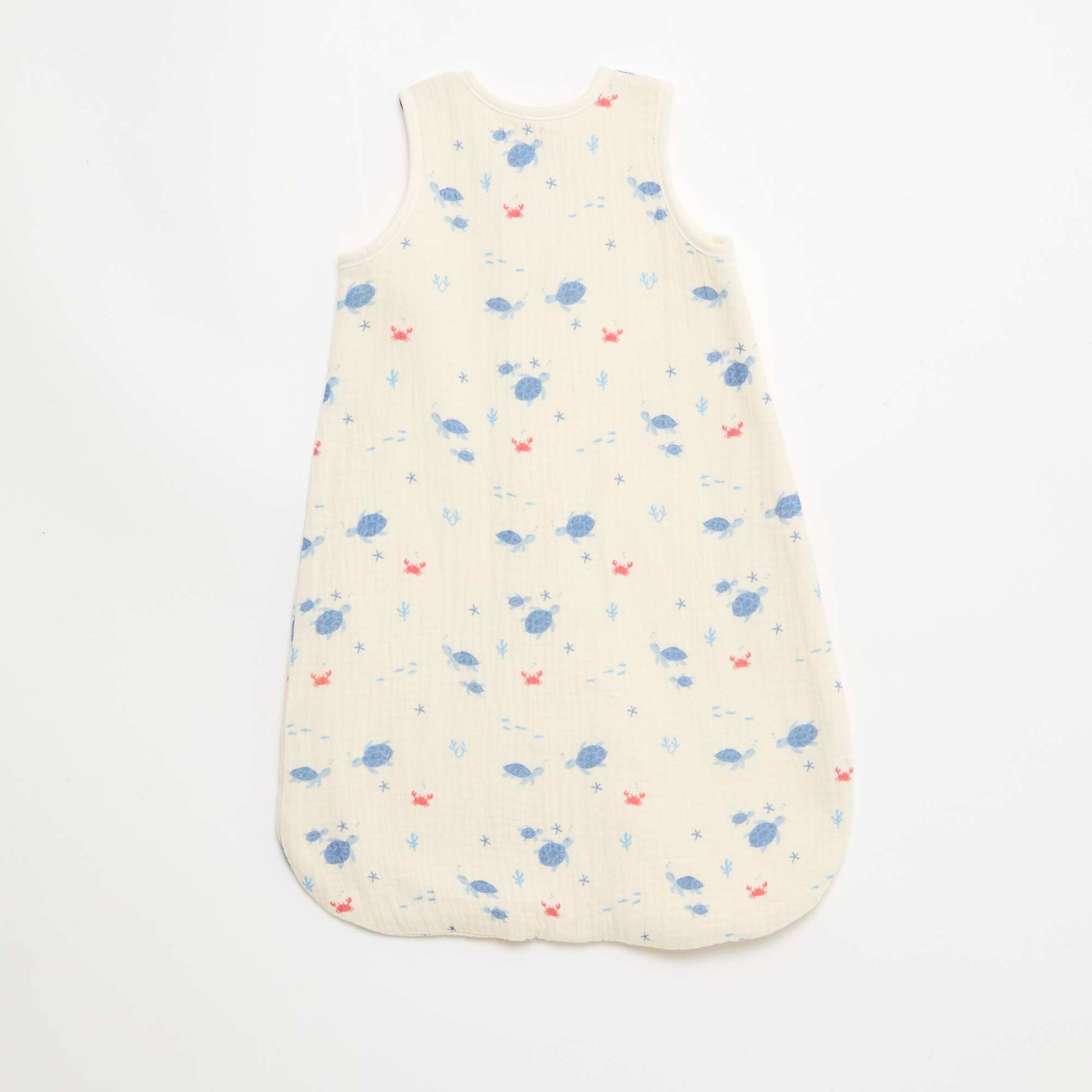 Sleeveless Animated Cotton Gauze Sleep Sack TOG 1 BEIGE