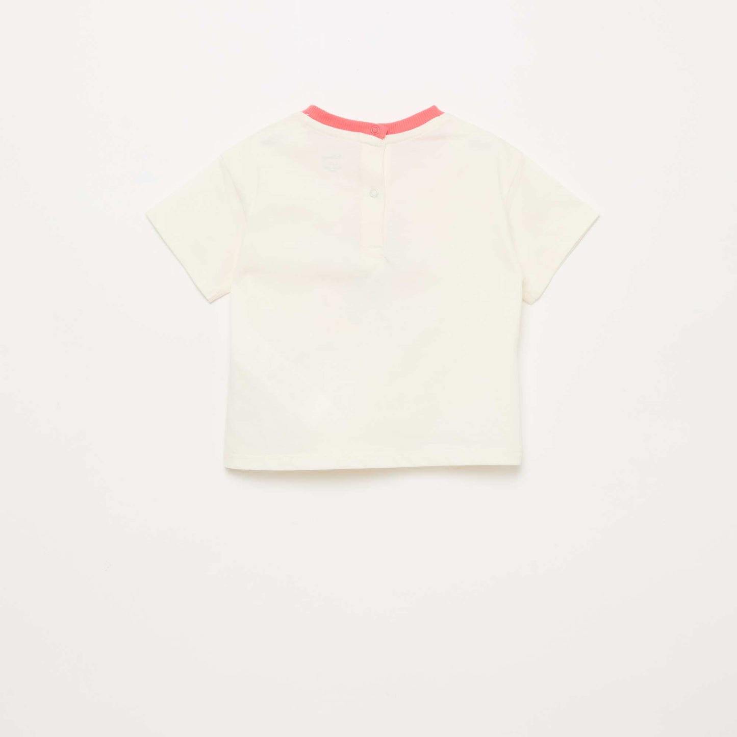 \'Mickey\' printed short-sleeved T-shirt WHITE