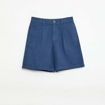 Plain chino shorts BLUE