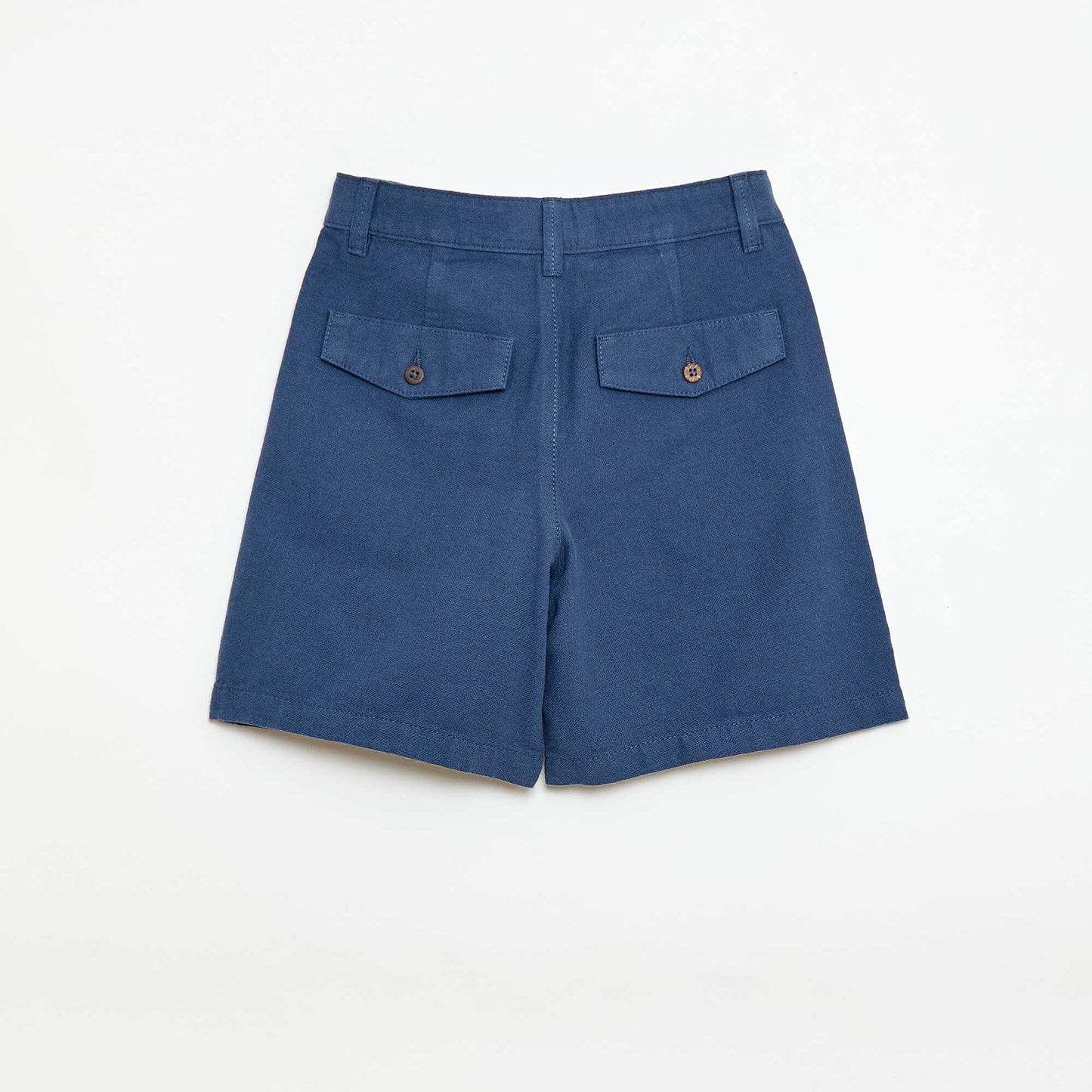 Plain chino shorts BLUE