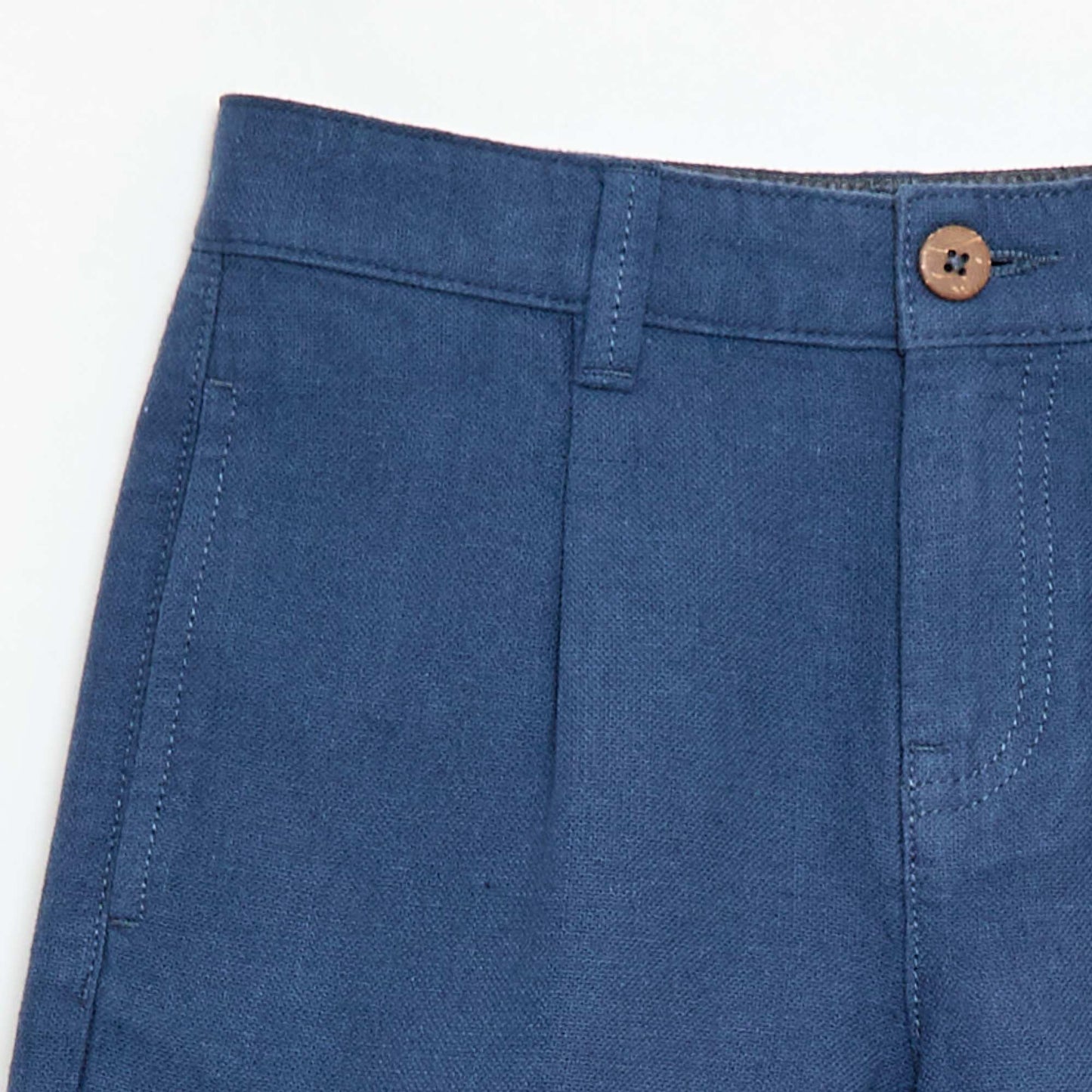 Plain chino shorts BLUE