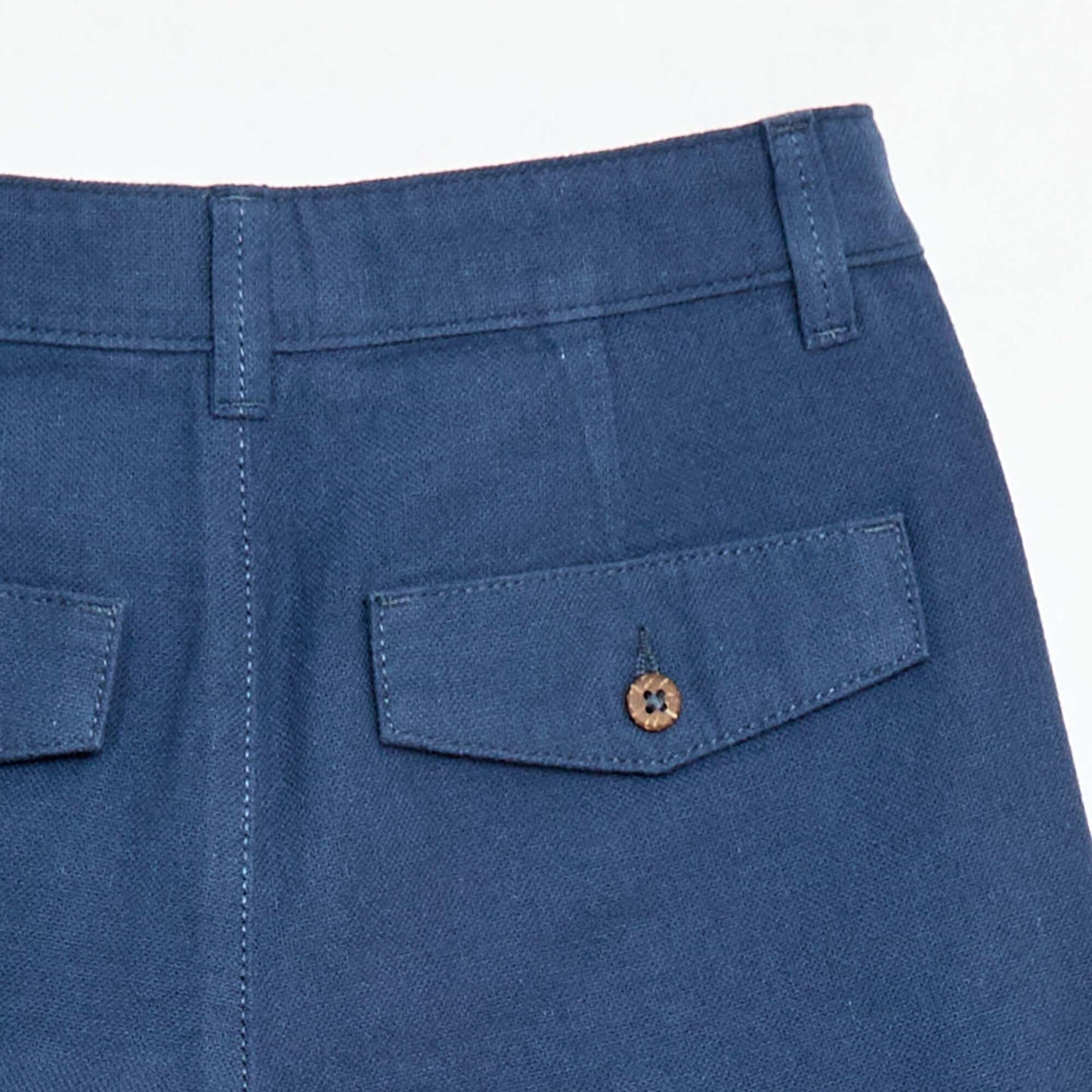 Plain chino shorts BLUE