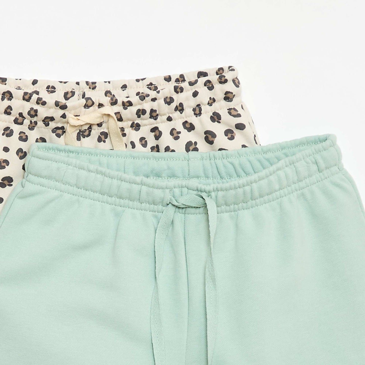 2-Pack Cotton Shorts BEIGE