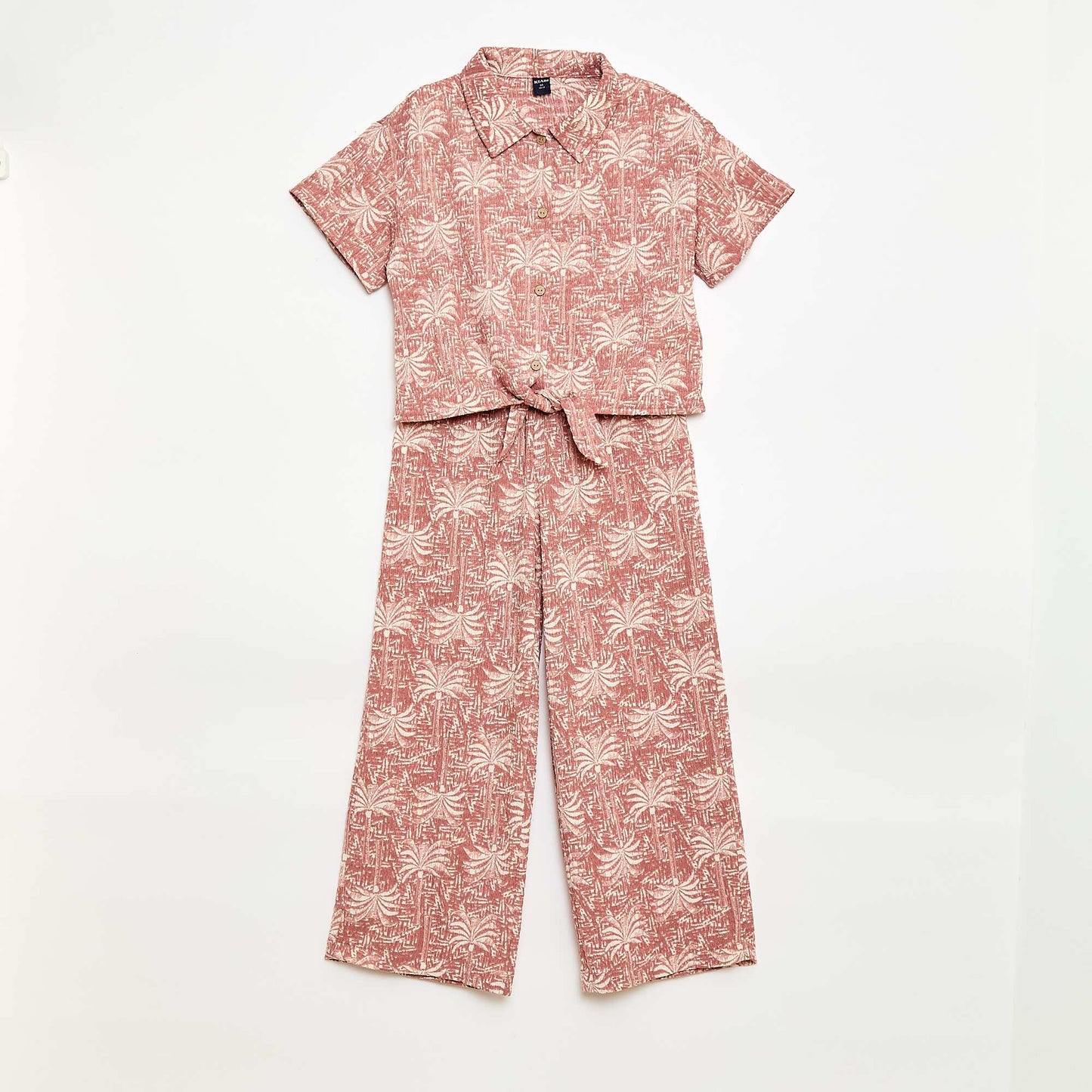 2-Piece Shirt and Pants Set PINK