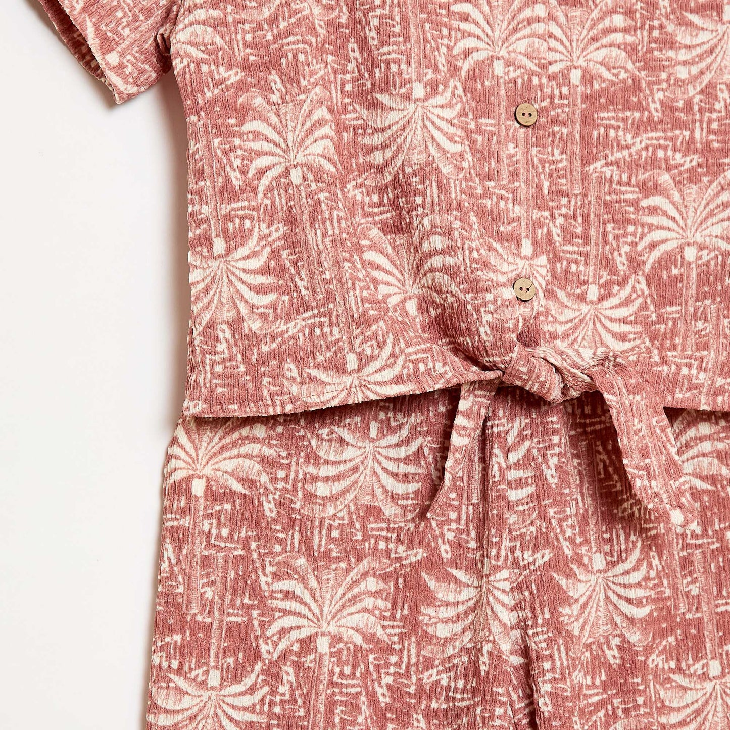 2-Piece Shirt and Pants Set PINK