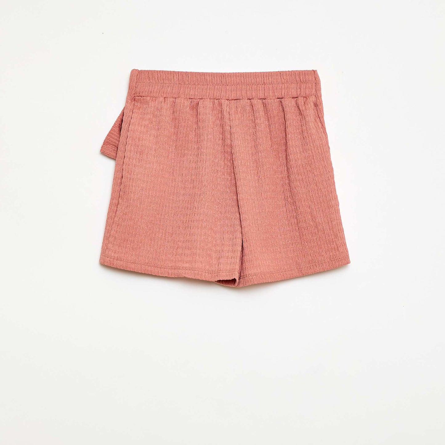 Short lightweight knit skort OLD PINK