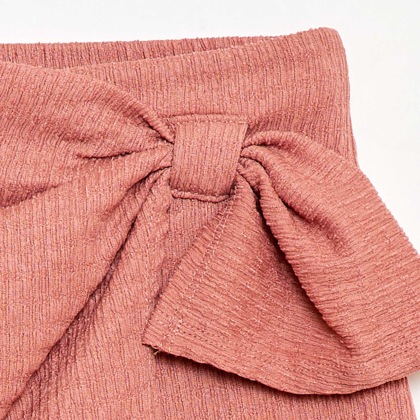 Short lightweight knit skort OLD PINK