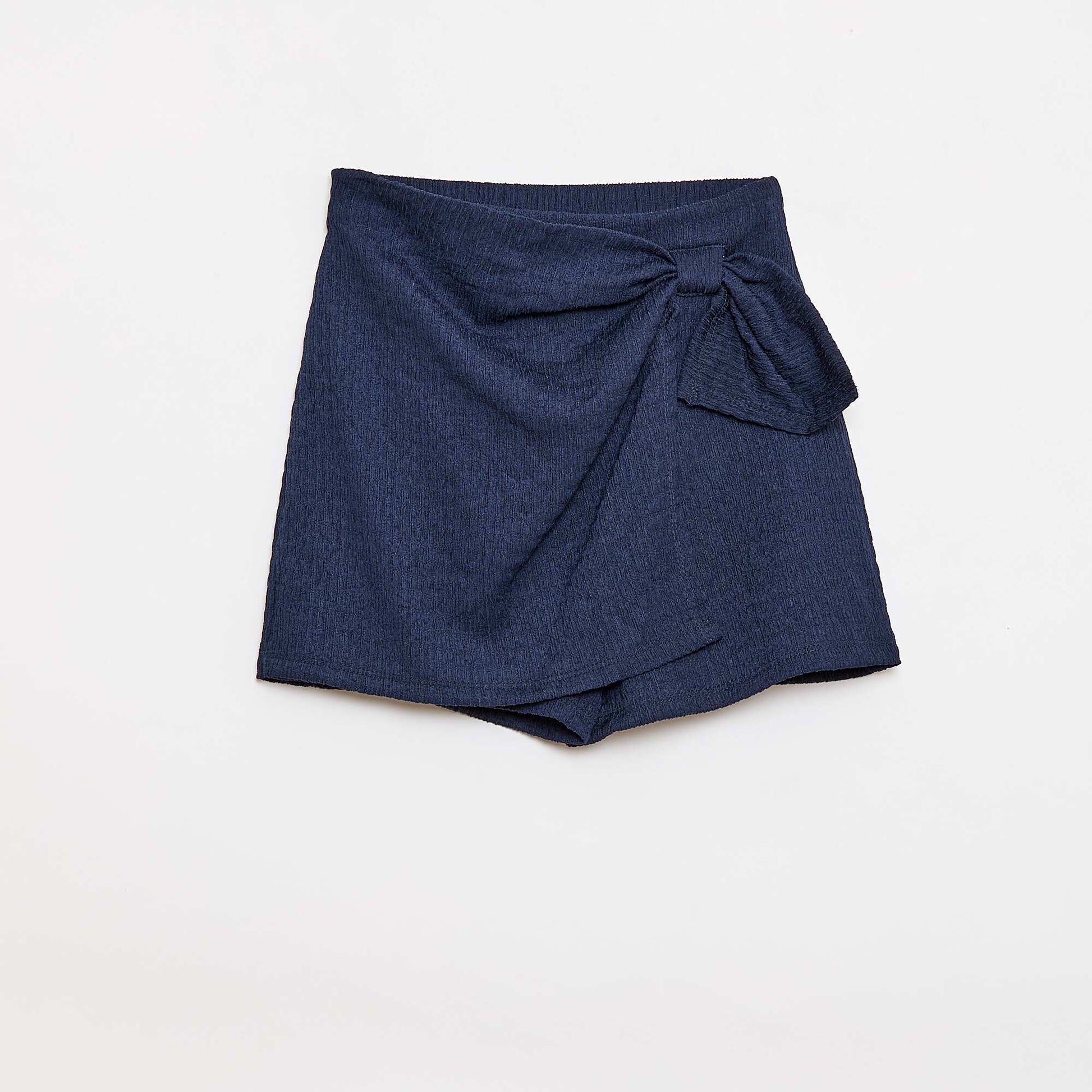 Short lightweight knit skort NAVY