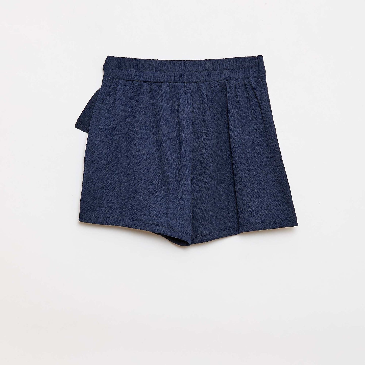 Short lightweight knit skort NAVY