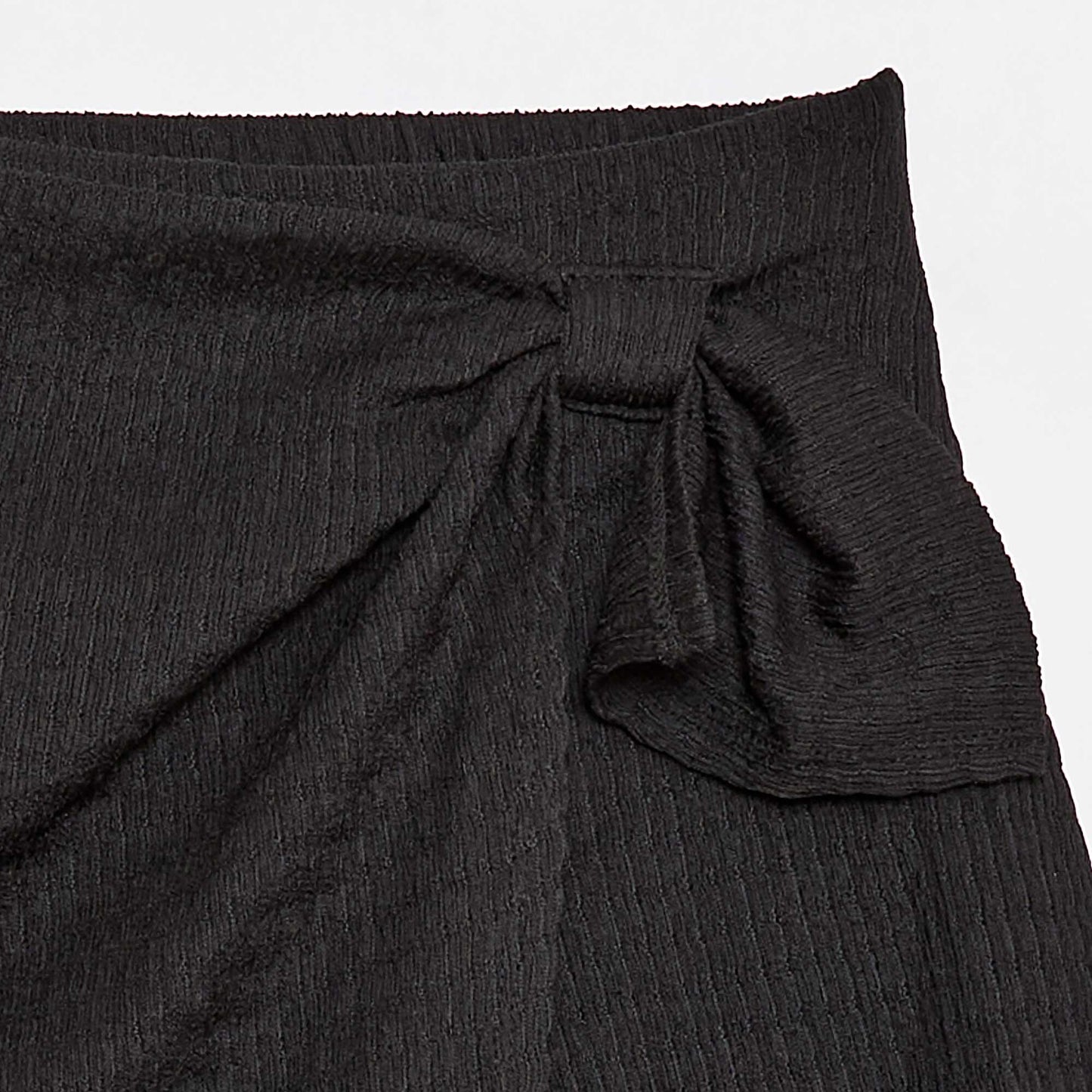 Solid Lightweight Knit Skort BLACK