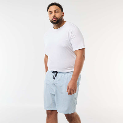Striped Swim Bermuda Shorts BLUE