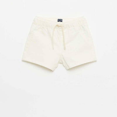 Plain denim shorts WHITE